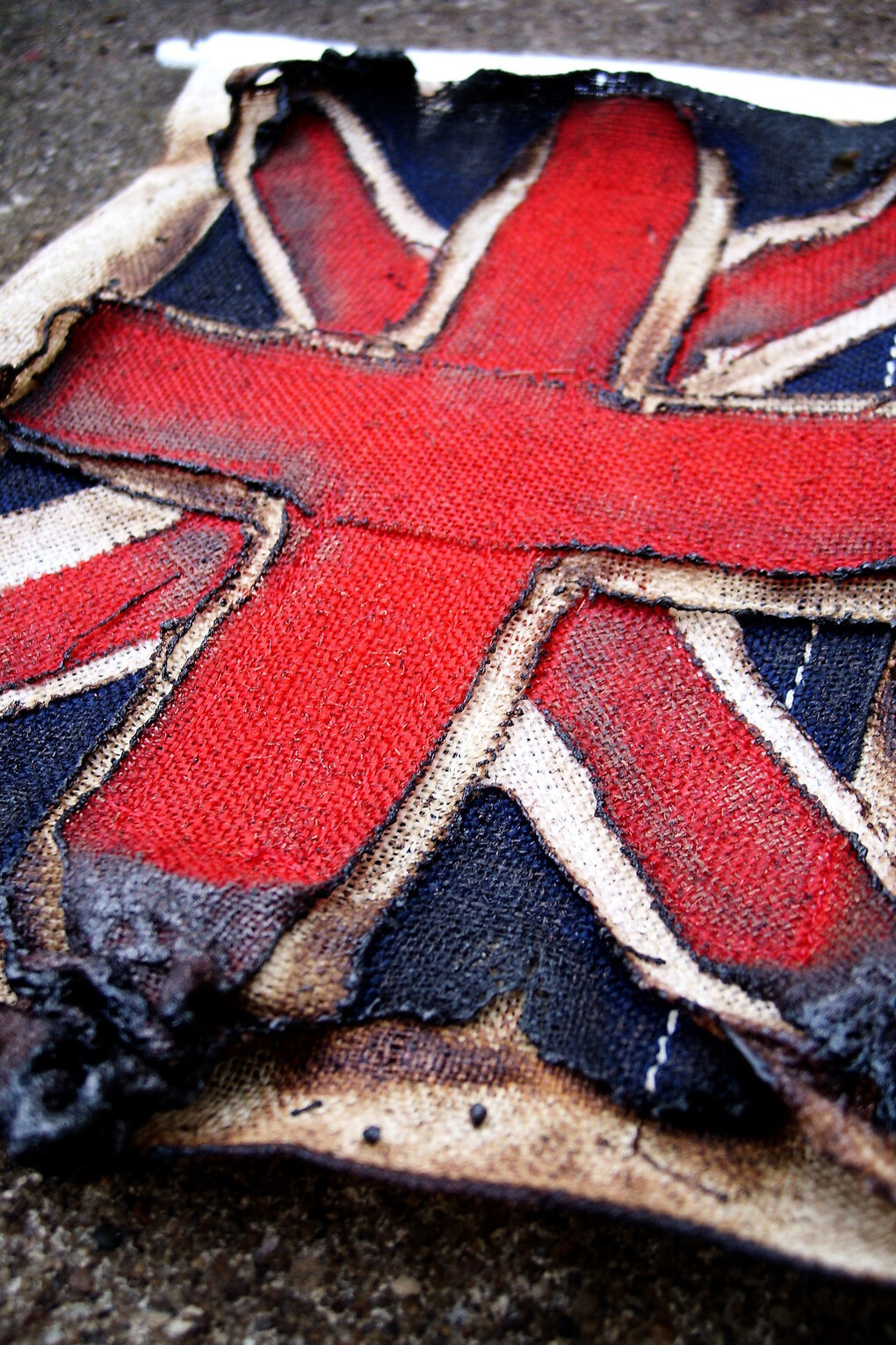 Signalling flag detail representing the letter 'D'