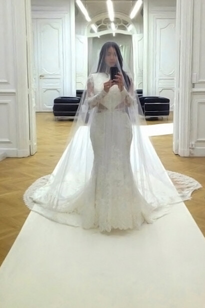 Kim Kardashian fitting Givenchy