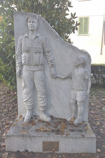 Monumento ai caduti d Nassiriya a Greve in Chianti, Italia