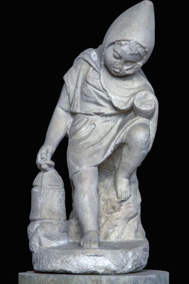Lanternarius addormentato, Su concessione del ministero per i Beni e le Attività Culturali – Soprintendenza Speciale per i Beni Archeologici di Roma Museo Nazionale Romano – Museo delle Terme di Diocleziano