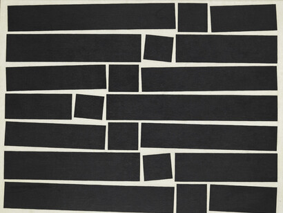 Hélio Oiticica, Painting 9, 1959, Oil on canvas, 115.9 x 88.9 cm. Colección Patricia Phelps de Cisneros. © Projeto Hélio Oiticica