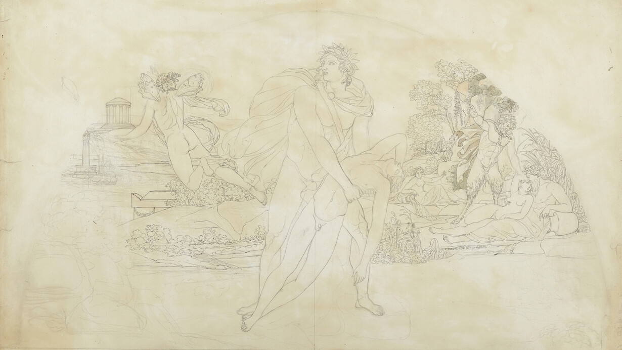 José de Madrazo y Agudo, Apolo y Jacinto, ca. 1812. Cortesía del Museo del Prado