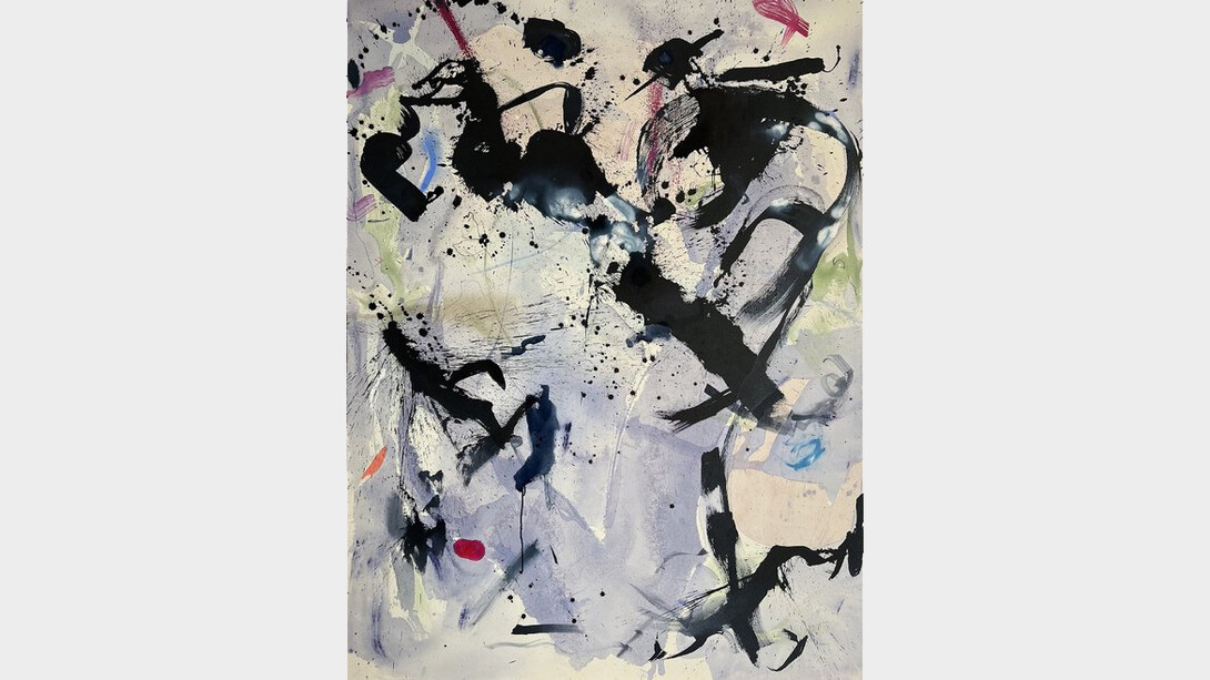 Alicia Viebrock, This charming piece, 2023. Acrylic on canvas, 200 x 150 cm. Courtesy of Piero Atchugarry Gallery