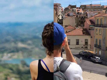 Serie fotográfica de parejas que viven en diferentes países