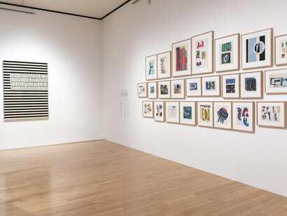 Helen Escobedo, Ambientes totales, vista de exhibición. Cortesía del Museo Amparo