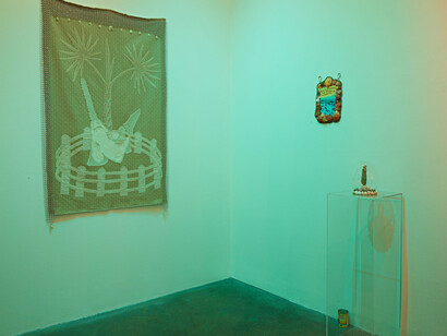 Janie Stamm, Mermaid’s purse, exhibition view. Courtesy of CAM