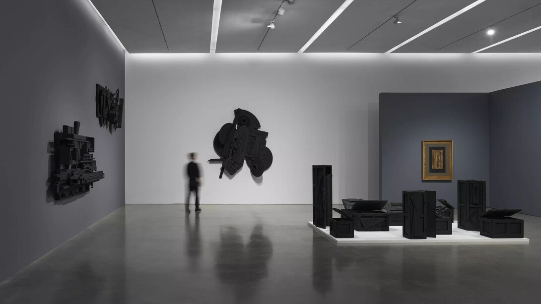 Louise Nevelson, Shadow dance, exhibition view. Courtesy of Pace Gallery