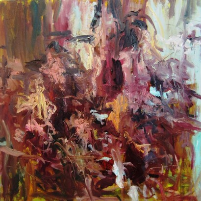 Manuel Larralde, Autumn, 2013, Oil on canvas, 100 x 100 cm