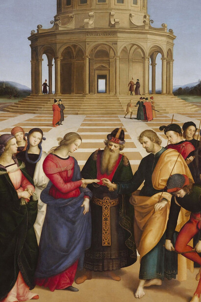 Raffaello. "Lo Sposalizio della Vergine"