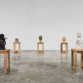 JPW3 and Grant Levy-Lucero, American gothic, exhibition view. Courtesy of Night Gallery