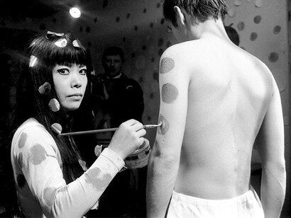 Yayoy Kusama, body painting performance, 1968