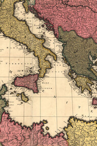 1695 by Gerard and Leonard Valck, "Mare mediterraneum"