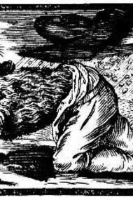 A German woodcut of a werewolf from 1722