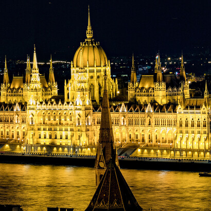 O Castelo de Buda foi residência real dos húngaros, também chamado de Palácio Real