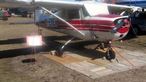 Cessna-150А - easy multi-purpose plane. Courtesy of Riga Aviation Museum