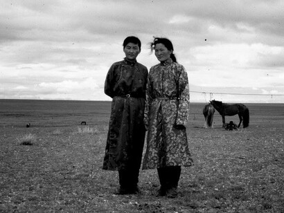 Gente  nomade mongola