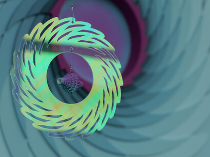 Christine Romanell, Sacred transition, exhibition view. Courtesy of the Montclair Art Museum