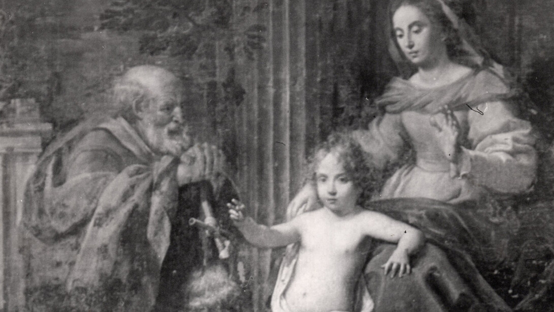 Antonio Gherardi. Sacra Famiglia col Giovannino