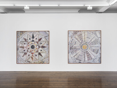Gala Porras-Kim, The categorical bind, exhibition view. Courtesy of Sprüth Magers
