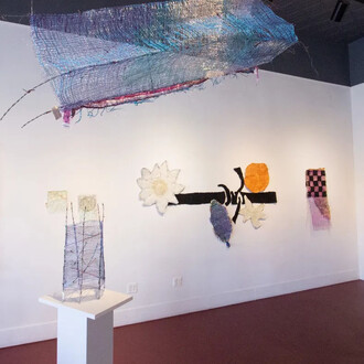 Jennifer Ling Datchuk and Consuelo Jimenez Underwood, In our hands, exhibition view. Courtesy of Ruiz-Healy Art