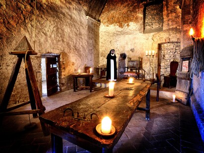 "La sala dei tormenti", l'inquisizione a Narni XVI e XVII secolo. Foto Mauro Montini ©Narni Sotterranea