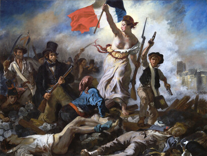 Eugène Delacroix, La libertad guiando al pueblo (1830)