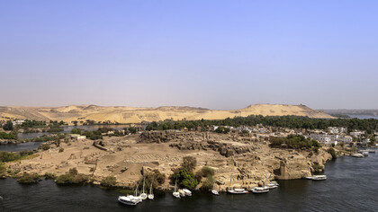 Aswan, isola di Elephantine, tempio di Khnum