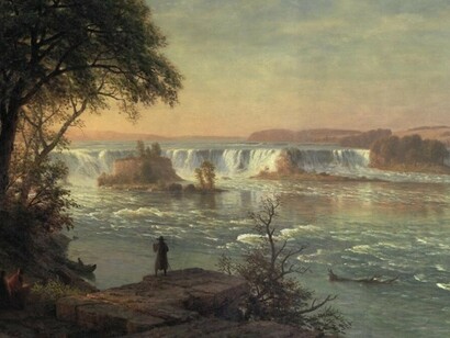 Las cataratas de San Antonio (1887), Albert Bierstadt