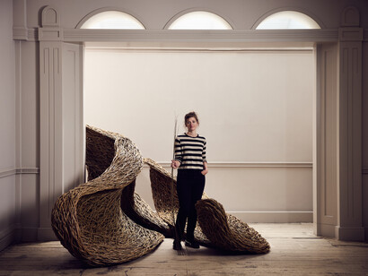 Portrait of Laura Ellen Bacon. Courtesy of the artist, Yorkshire Sculpture Park and Hignell Gallery. Photo by Alun Callender