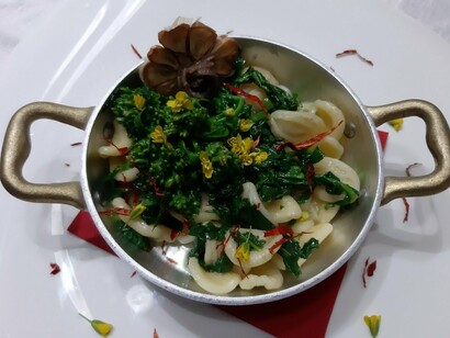 Orecchiette fresche con cime di rapa