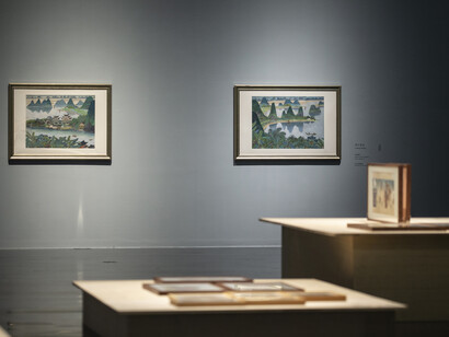 Various artists, Attuning to life-ode to the forest. Zhu Danian's nature poetry, exhibition view. Courtesy of Tsinghua University Art Museum