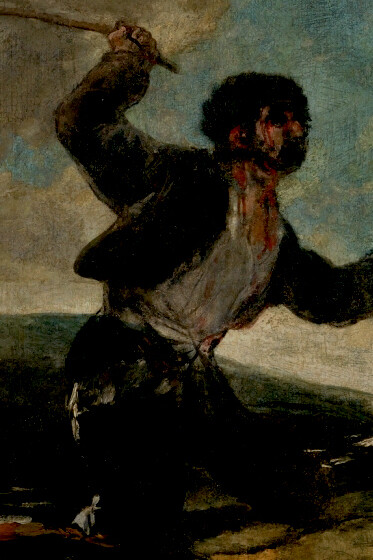 Lo sabía Goya: a garrotazos