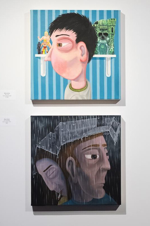 Brian Cirmo, Then and now, exhibition view. Courtesy of Albany Center Gallery. Photo by Sean Corcoran