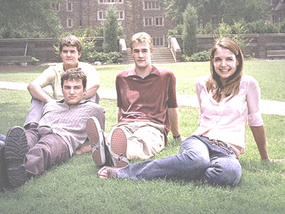 Fotografía promocional de la serie televisiva «Dawson crece», creada por Kevin Williamson y producida por Columbia TriStar Television