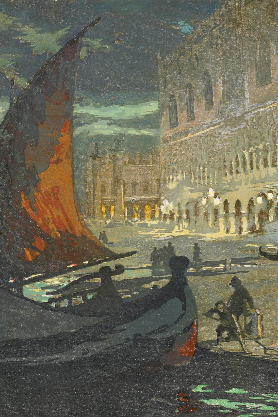 The Ducal Palace (detail), Venice (1911), Charles H Mackie © National Museums Liverpool