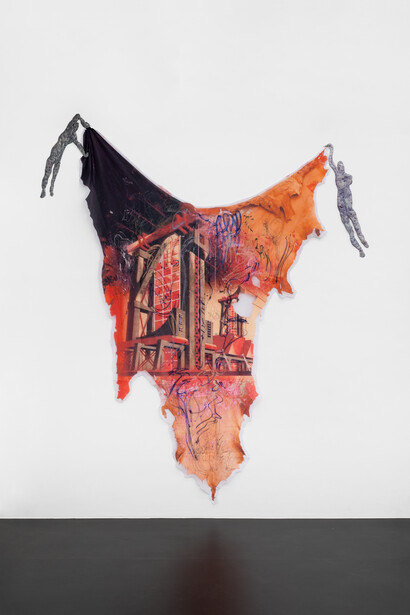 Raphaela Vogel, Stop! (The infinite regress), ausstellungsansicht. Mit freundlicher genehmigung der Galerie Meyer*Kainer