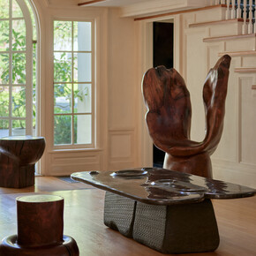 Ian Collings, Dark forest, silver moon, exhibition view. Courtesy of the Future Perfect 