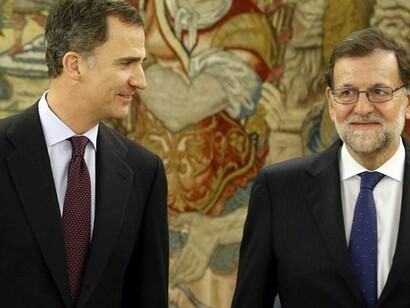 Felipe VI con Mariano Rajoy