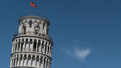 La torre di Pisa, il campanile della cattedrale di Santa Maria Assunta