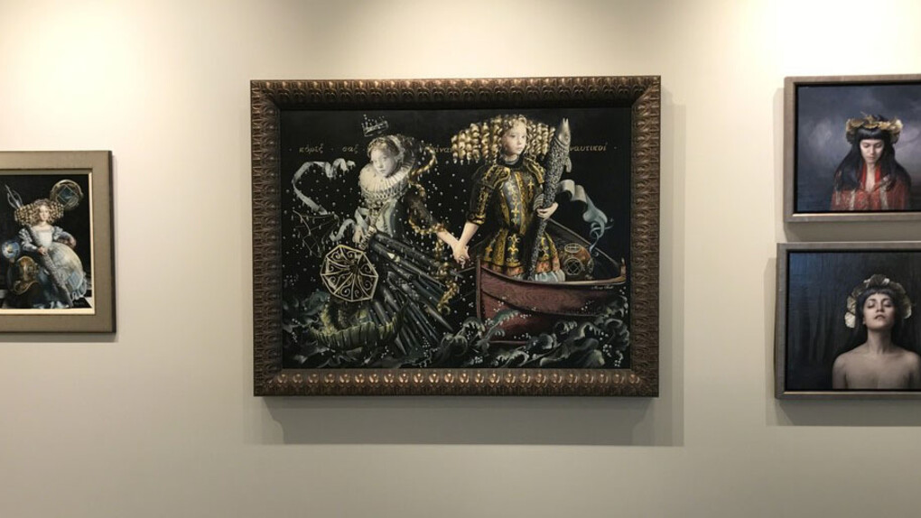 Big Art. Small canvas. Courtesy of RJD Gallery 