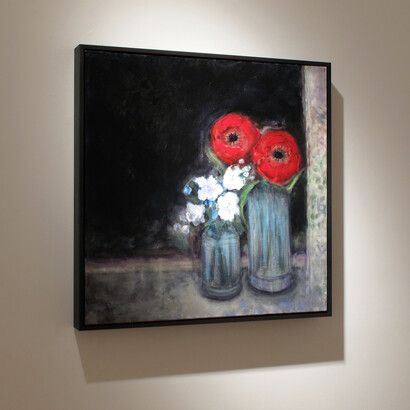 Susan Breen, Still Life (VI), 2015, Oil on canvas, Framed: 24.9 x 24.9 inches; 63.19 x 63.19 cm, Signed and dated on verso