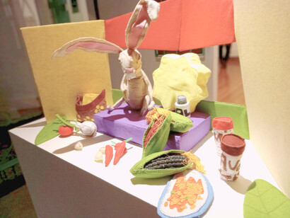 Wendy Cabrera Rubio y Charlotte Glez; Mole de pinole con conejo de monte, 2023. Foto cortesía de la curadora Natalia de la Rosa