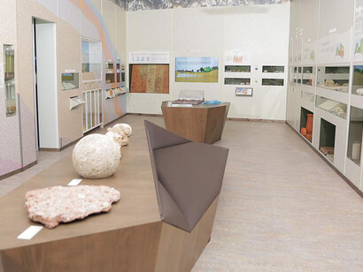 Geology of Latvia, exhibition view. Courtesy of the Latvian National Museum of Natural History