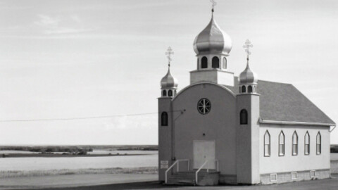 Orest Semchishen, Église catholique ukrainienne St. Elia, Spirit River, Alberta, septembre 1975, tiré en 1990