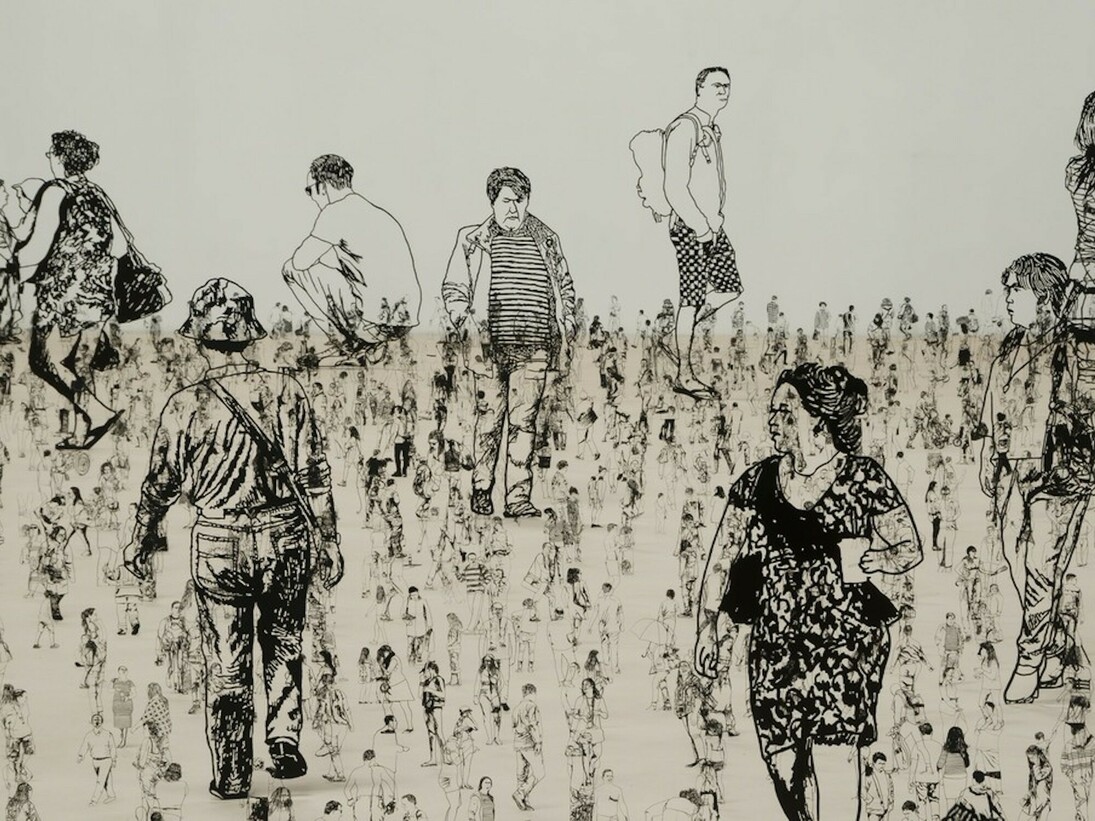 People I Saw But Never Met, Exhibition view. Courtesy of Shoshana Wayne Gallery