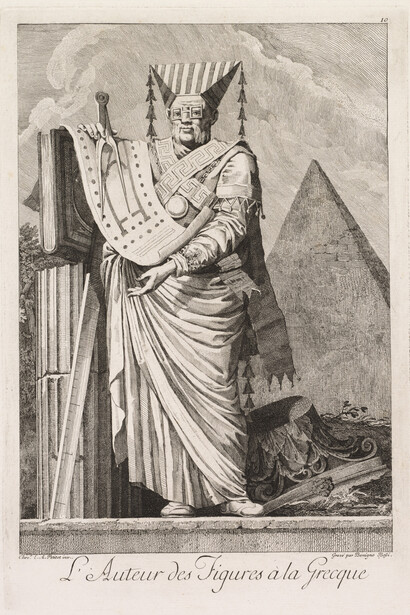 Benigno Bossi, Mascarade à la grecque: inventor of Greek figures, Plate 10, 1771. Courtesy of the Cleveland Museum of Art