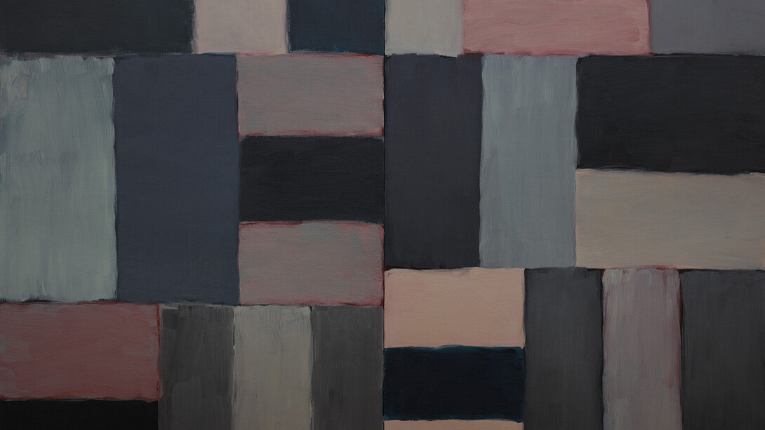 Sean Scully, Wall of light pink sea (detail), 2007. Mit freundlicher genehmigung des Albertina Museums