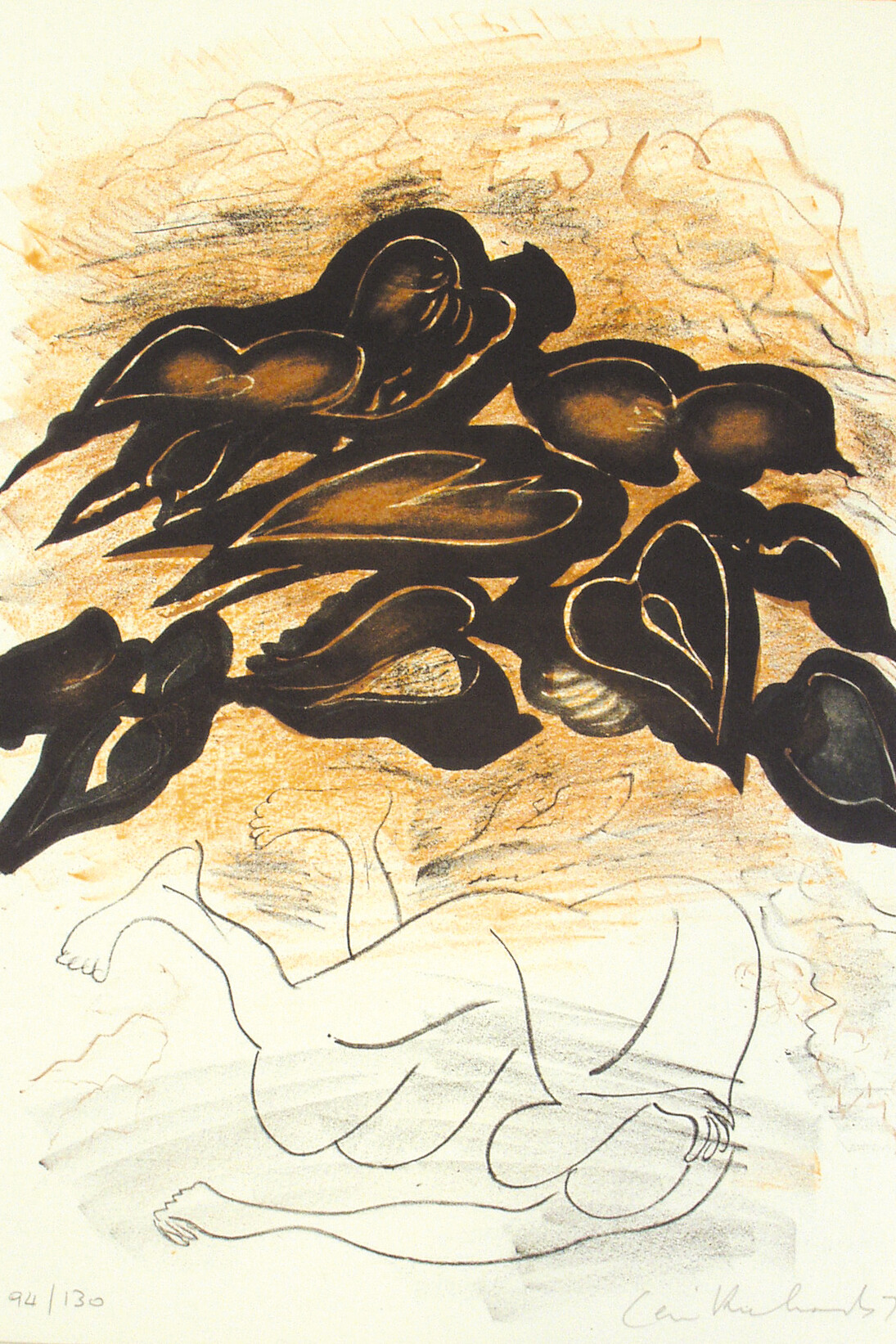 ELEGIAC SONNET II, Lithograph 1970