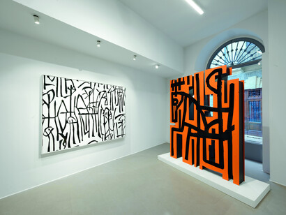 Sergio Fermariello, Meridiano, vista della mostra. Con cortesia di CSArt - Comunicazione per l'Arte