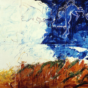 Mario Schifano, Amare chimere (la chimera), 1985. Courtesy of Mart 